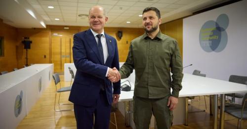 Фото: President.gov.ua Шольц під час зустрічі із Зеленським пообіцяв передати Україні ще одну систему Patriot - INFBusiness