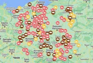Польські фермери заблокували дороги по всій країні