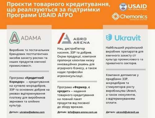 До весни менше чотирьох тижнів, а отже, не за горами старт весняно-польових робіт. Традиційно аграрії постають перед потребою забезпечити господарства насінням, засобами захисту рослин та добривами. Водночас чи не всі українські агровиробники сьогодні стикаються з браком фінансування для купівлі потрібних ресурсів. Програма USAID АГРО допоможе з весняно-польовими роботами - INFBusiness