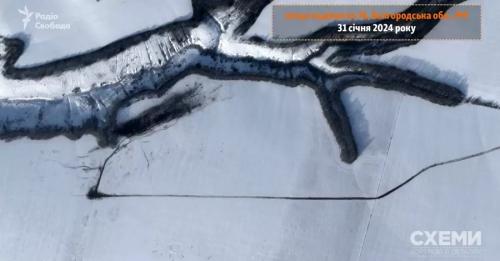 Перші супутникові знімки з місця падіння Іл-76 у Білгородській області - INFBusiness