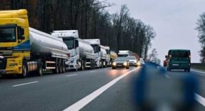 В чергах на території Польщі перебуває 2350 вантажівок, – Держприкордонслужба