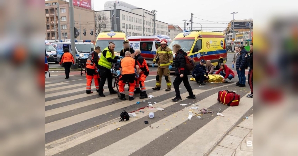 Жахлива ДТП в Польщі: у місті Щецин автомобіль збив на переході 12 людей - INFBusiness