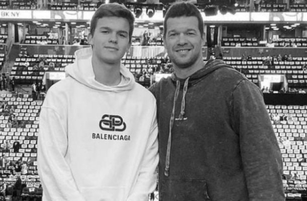 Міхаель із сином Еміліо 1