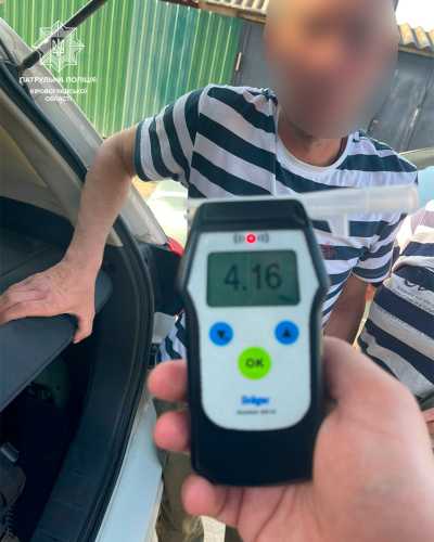У понад 20 разів вище допустимої норми: кропивницькі патрульні виявили нетверезого водія - INFBusiness