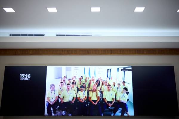 Президент поспілкувався з олімпійською збірною України - INFBusiness
