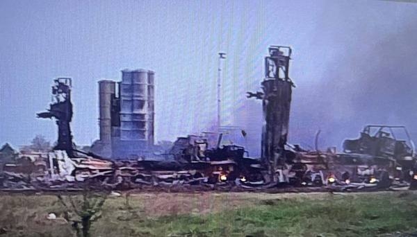 Результати одного з нічних ударів по засобом ППО окупантів в Криму 1