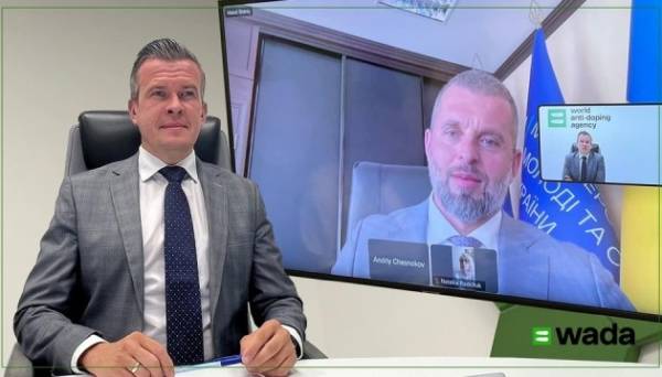 Президент ВАДА Вітольд Банька засвідчив солідарність з Україною 27.08.2024 11:51 Укрінформ Очільник Мінмолодьспорту Матвій Бідний провів зустріч із врезидентом Всесвітнього антидопінгового агентства (ВАДА) Вітольдом Банькою. Президент ВАДА Вітольд Банька засвідчив солідарність з Україною - INFBusiness