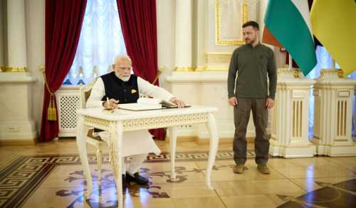 Зеленський зустрівся в Києві з прем'єр-міністром Індії Моді - INFBusiness
