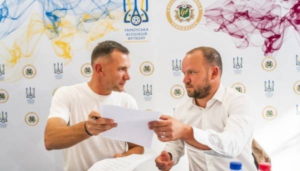 Шевченко у Ризі підписав меморандум з Латвійською футбольною федерацією - INFBusiness