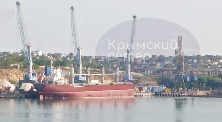 У Криму ще одне судно завантажено краденим українським зерном - INFBusiness