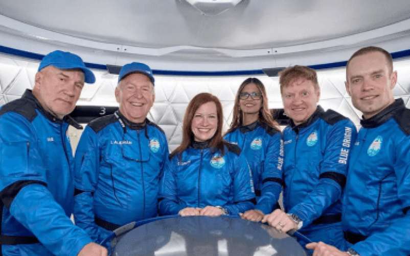 Космічні туристи Blue Origin знову відвідали орбіту Землі - INFBusiness