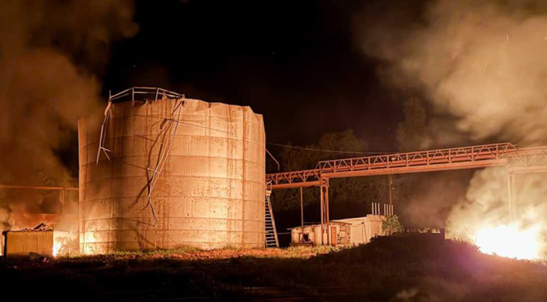 У Сумській області 12 російських безпілотників атакували завод з виробництва біоетанолу - INFBusiness
