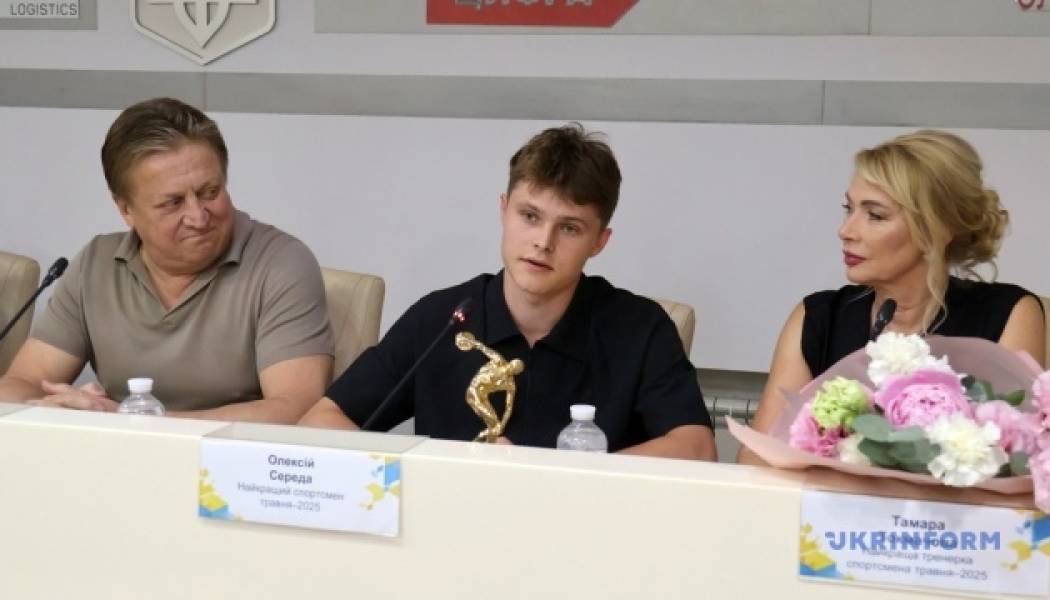 Найкращі спортсмени травня: стрибун Середа та важкоатлет Чмих отримали нагороди - INFBusiness