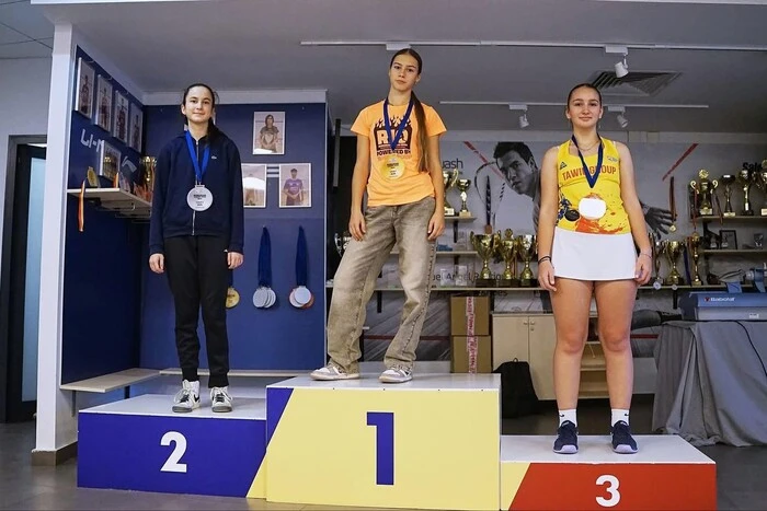 Сивопляс стала переможницею юнацького сквош-турніру у Бухаресті