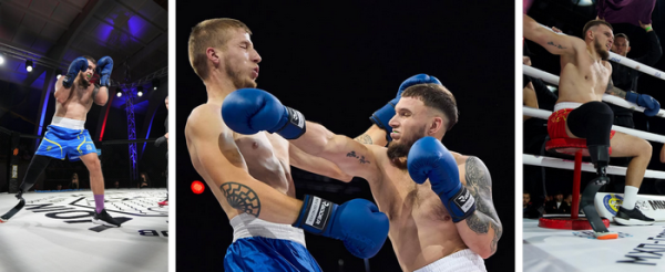 Олександр провів вже п’ять боїв на великому ринзі і зараз готується до наступного. За канатами, у глядацькій залі, військового підтримує кохана дівчина "Перший бойовий досвід - наче дебют на рингу, але в стократно жахливішому вимірі": воїн, що втратив кінцівку, освоїв бокс із протезом. - INFBusiness