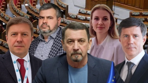 Підпис до фото, Всі п'ять обранців, яких тим чи іншим чином згадують в контексті записів, - нові постаті парламенту Усі п'ятеро депутатів, яких так чи інакше згадують у контексті плівок, – нові обличчя парламенту