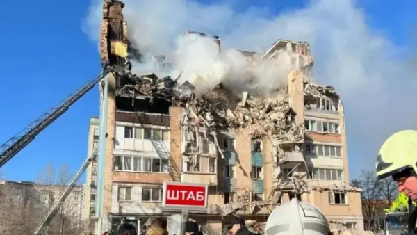 Зруйнований будинок у Тернополі 