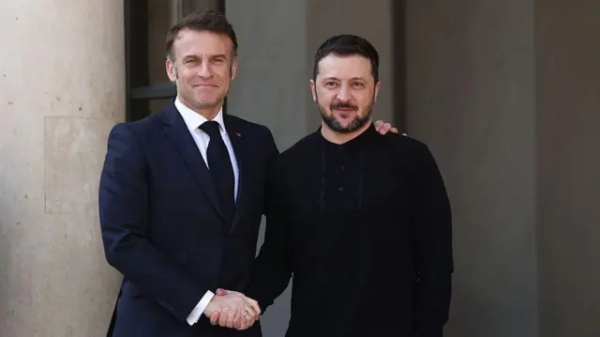 Автор фото, Getty Images Зеленський і Макрон