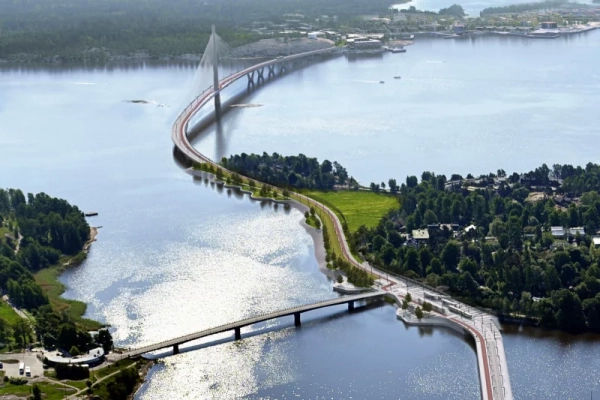 Новий міст у Фінляндії став найдовшим у світі для пішоходів 6