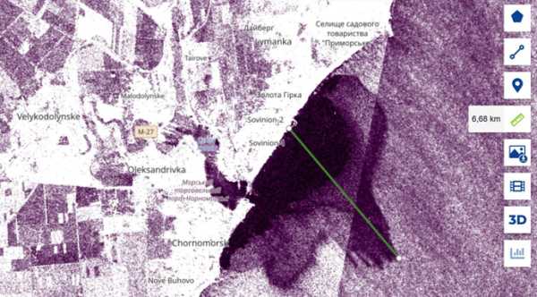 Чорне море забруднилося олією після обстрілу. 4