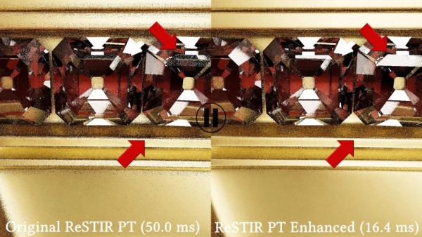 NVIDIA ReSTIR рейтрейсинг пришвидшено у 3 рази 10