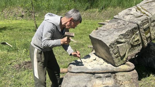 У Буші на Вінниччині розпочали відтворення давньослов’янського святилища 10 У Буші на Вінниччині розпочали відтворення давньослов’янського святилища 10