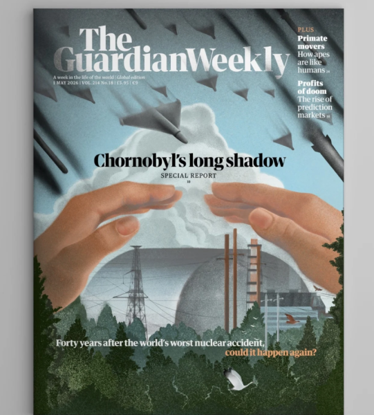 Українська ілюстраторка Маша Фоя створила обкладинку для Guardian до 40-річчя Чорнобиля 5
