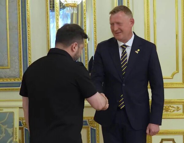 Володимир Зеленський зустрівся з новопризначеним міністром оборони Латвії.