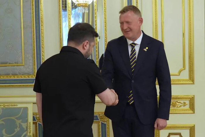 Володимир Зеленський зустрівся з новопризначеним міністром оборони Латвії.