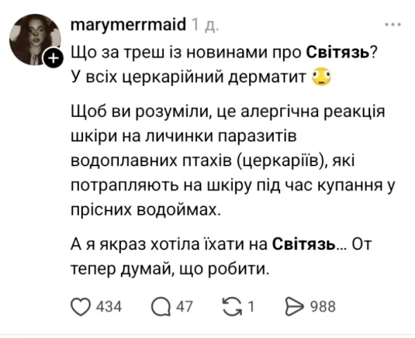 Після відпочинку на Шацьких озерах з'явився висип на шкірі – що відбувається на популярному курорті 11