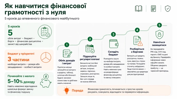 Як стати фінансово освіченим - легкі кроки для новачків 9