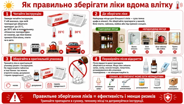 Оптимальне зберігання медикаментів в літній період 8 Оптимальне зберігання медикаментів в літній період 6