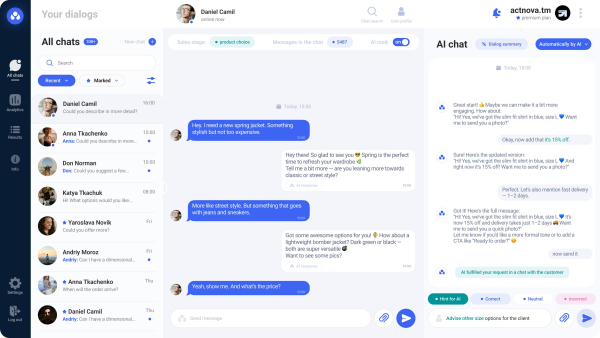 Стартап дня: CostCare AI — штучний інтелект для автоматизації спілкування в соціальних мережах 5 CostCare AI: Приклад діалогу