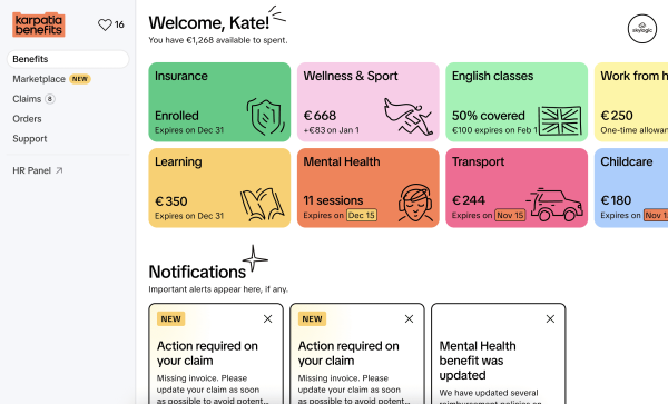 Стартап тижня: Karpatia Benefits — сервіс для адміністрування пільг 4 Karpatia Benefits Screenshot 1