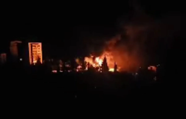 Займання в Криму - пожежа та відключення електроенергії в Ялті 2 Вибухи в Криму - в Ялті пожежа та блекаут