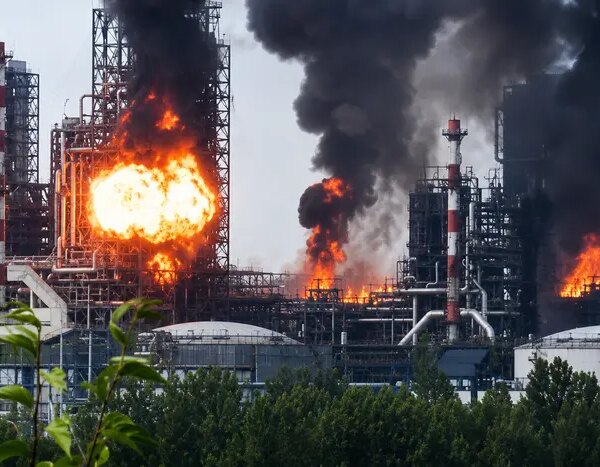 Найбільший російський нафтопереробний завод в Омську припинив роботу через атаку&hellip;