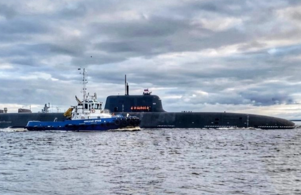 Росія спустила на воду перший підводний човен-носій “Посейдонів”