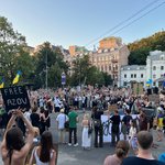 Марш протесту за переговори та реформи в оборонній сфері дійшов до площі Франка, мітингові заходи тривають 37
