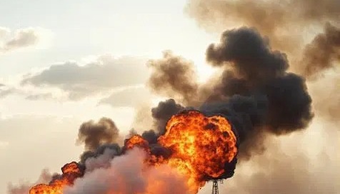 У Тульській області після атаки безпілотників сталася масштабна пожежа на логістичному центрі Wildberries.