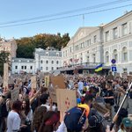 Марш протесту за переговори та реформи в оборонній сфері дійшов до площі Франка, мітингові заходи тривають 41
