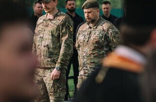 Залишки Євгена Коновальця урочисто перепоховали у Києві 10