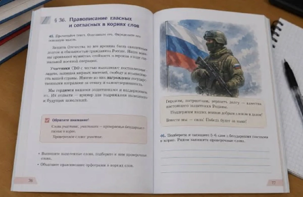 Розповіді про "героїчні вчинки" учасників війни проти України додано до російських шкільних підручників з мови. 8