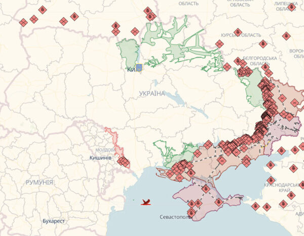 Карта бойових дій: ситуація на фронті 7 серпня