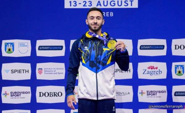 Чепурний здобув золото чемпіонату Європи в опорному стрибку
