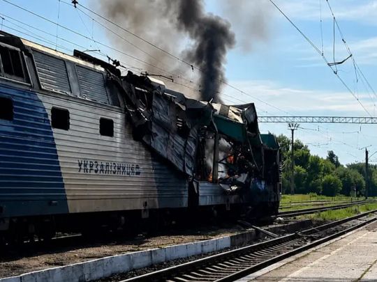 Одещина: дрон-камікадзе пошкодив пасажирський поїзд