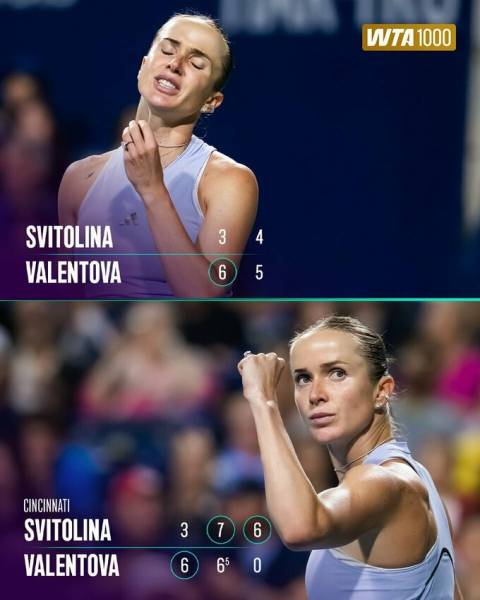 Світоліна врятувала 7 матчболів та пробилася до третього кола турніру WTA 1000 у Цинциннаті 6