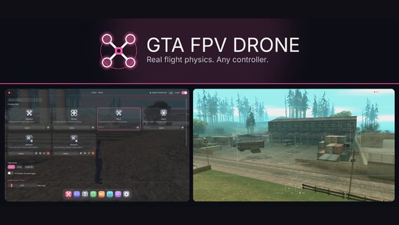 Українець трансформував GTA San Andreas у реалістичний симулятор FPV-дрона