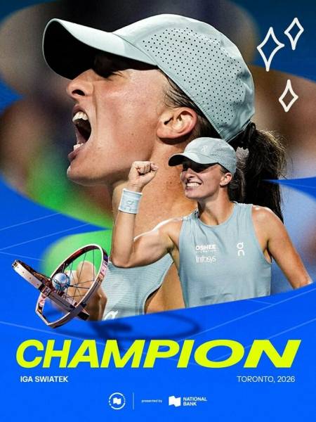 Свьонтек здобула трофей WTA 1000 у Торонто, перемігши Рибакіну 18