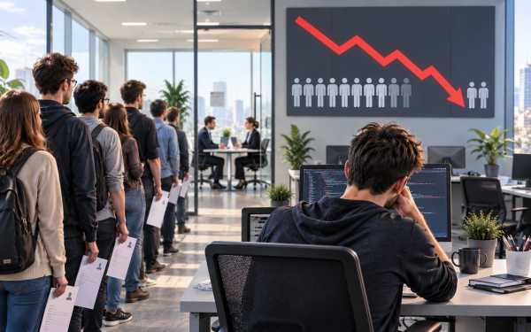 Ринок IT-найму скоротився на 42% з 2022 року: що означає це для розробників
