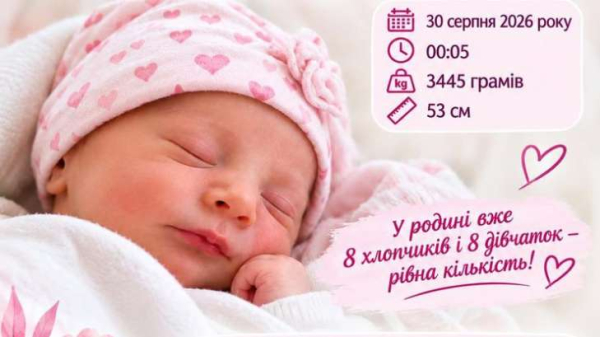 Сімнадцятеро дітей: у родині на Рівненщині стало одинадцятьма більше.